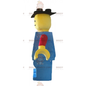 Big Lego Rød Gul og Blå BIGGYMONKEY™ maskot kostume -