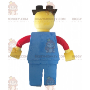 Big Lego Rød Gul og Blå BIGGYMONKEY™ maskot kostume -