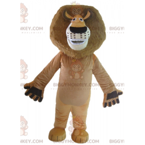 BIGGYMONKEY™ costume mascotte del famoso leone di Alex del