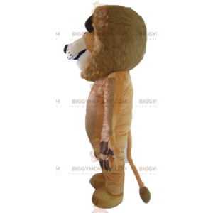 BIGGYMONKEY™ Maskottchenkostüm des berühmten Löwen Alex aus dem