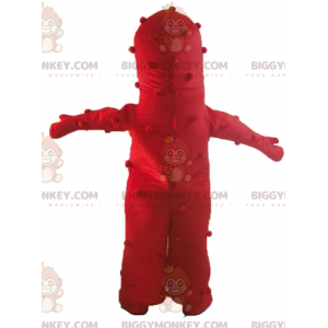 Rolig Giant Red Cyclops Alien BIGGYMONKEY™ maskotdräkt -