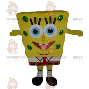 Kreslená žlutá postavička Kostým maskota Spongeboba