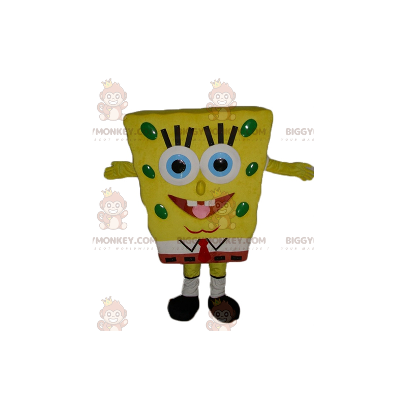 Cartoon Yellow Character Spongebob BIGGYMONKEY™ Mascot Costume