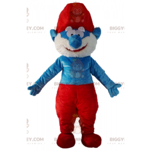Costume de mascotte BIGGYMONKEY™ du Grand Schtroumpf personnage