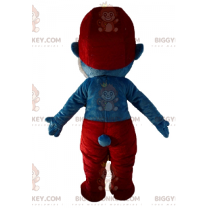 Costume de mascotte BIGGYMONKEY™ du Grand Schtroumpf personnage