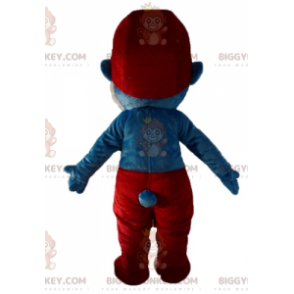 Costume de mascotte BIGGYMONKEY™ du Grand Schtroumpf personnage