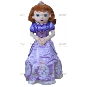 Prinzessin BIGGYMONKEY™ Maskottchenkostüm in einem hübschen