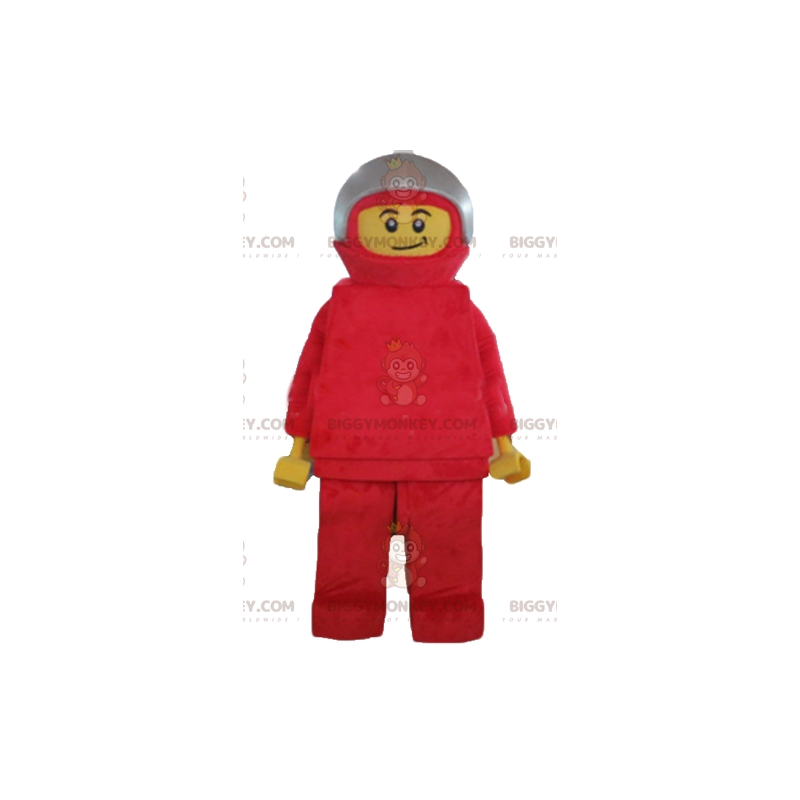 Pilot Lego BIGGYMONKEY™ Mascot Costume with Jumpsuit and Helmet Pilot Lego BIGGYMONKEY™ Mascot Costume with Jumpsuit and Helmet