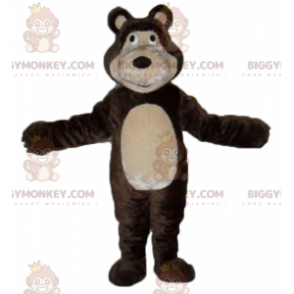 BIGGYMONKEY™ Giant and Affectionate Brown and Beige Bear Mascot