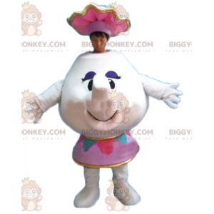 Mrs. BIGGYMONKEY™ maskotkostume Samovar tekande i Skønheden og