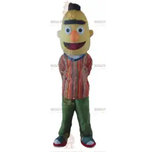 Traje de mascote BIGGYMONKEY™ de Bart, o famoso boneco amarelo