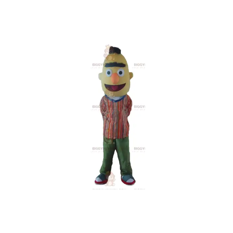 Traje de mascote BIGGYMONKEY™ de Bart, o famoso boneco amarelo Traje de mascote BIGGYMONKEY™ de Bart, o famoso boneco amarelo