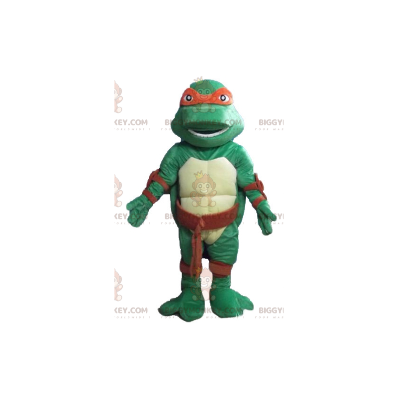 Disfraz de mascota BIGGYMONKEY™ de Raphael, la famosa tortuga Disfraz de mascota BIGGYMONKEY™ de Raphael, la famosa tortuga