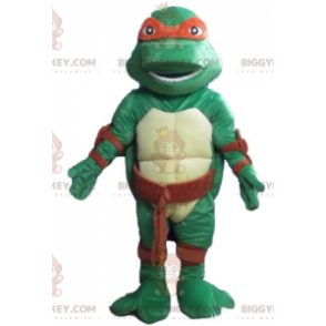 Kostým maskota BIGGYMONKEY™ Raphaela, slavné želvy ninja s červenou čelenkou - Maskoti slavní lidé - BiggyMonkey.com