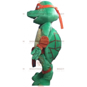 Kostým maskota BIGGYMONKEY™ Raphaela, slavné želvy ninja s červenou čelenkou - Maskoti slavní lidé - BiggyMonkey.com