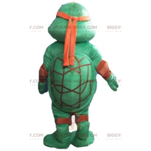 Kostým maskota BIGGYMONKEY™ Raphaela, slavné želvy ninja s červenou čelenkou - Maskoti slavní lidé - BiggyMonkey.com