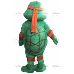 Kostým maskota BIGGYMONKEY™ Raphaela, slavné želvy ninja s červenou čelenkou - Maskoti slavní lidé - BiggyMonkey.com