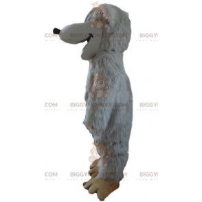 Kostium maskotki dużego włochatego białego szczura BIGGYMONKEY™ - Maskotka Mysz - BIGGYMONKEY_03509 - BiggyMonkey.com