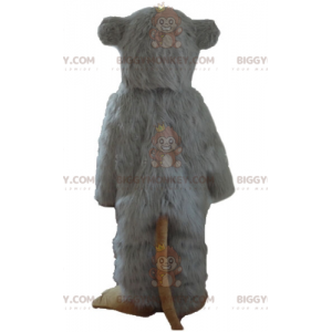 Kostium maskotki dużego włochatego białego szczura BIGGYMONKEY™ - Maskotka Mysz - BIGGYMONKEY_03509 - BiggyMonkey.com