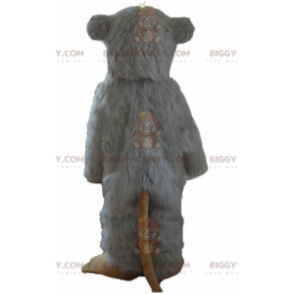 Στολή μασκότ BIGGYMONKEY™ Big Hairy White Rat - Μασκότ ποντικιού - BIGGYMONKEY_03509 - BiggyMonkey.com