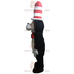 Mus, sort og hvid bjørn BIGGYMONKEY™ maskotkostume med stor hat