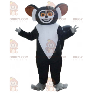 Madagascar Cartoon Black and White Lemur BIGGYMONKEY™ Mascot