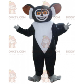 Madagascar Cartoon Black and White Lemur BIGGYMONKEY™ Mascot