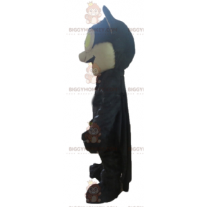 Costume de mascotte BIGGYMONKEY™ de chauve-souris noire et