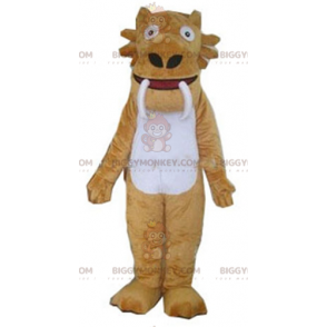 Traje de mascote BIGGYMONKEY™ do famoso tigre da Era do Gelo