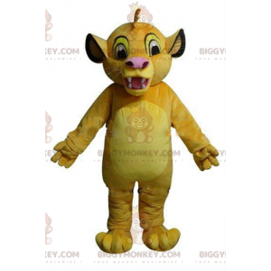 BIGGYMONKEY™ mascottekostuum van Simba de beroemde leeuwenwelp