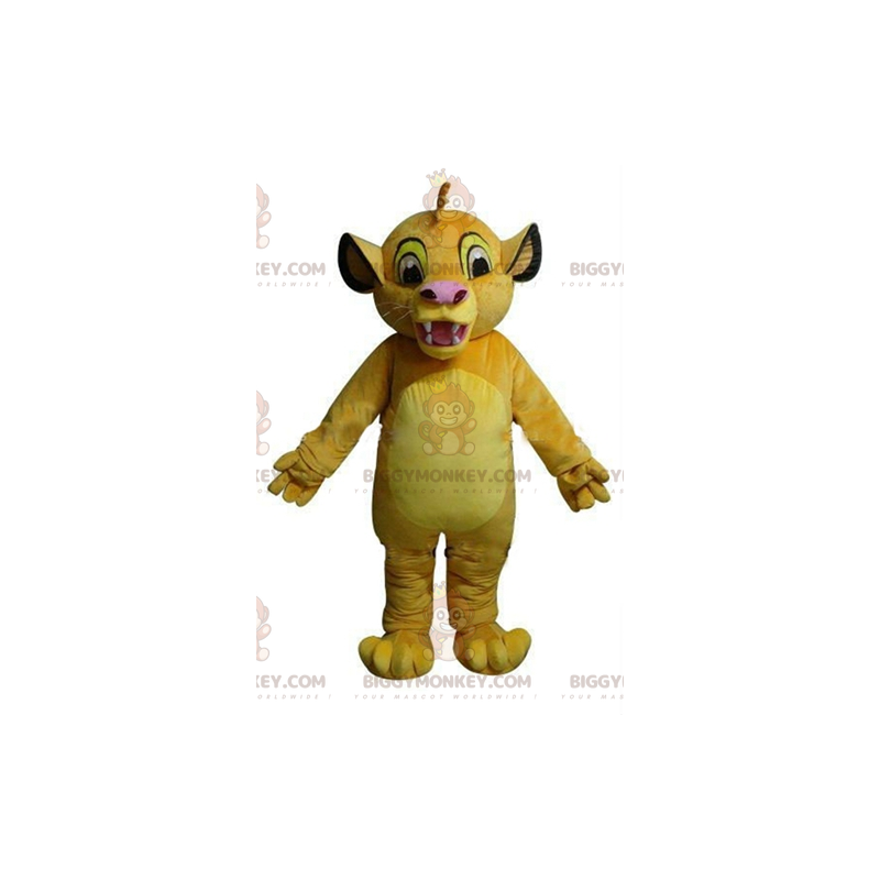 BIGGYMONKEY™ mascot costume of Simba the famous lion cub in The