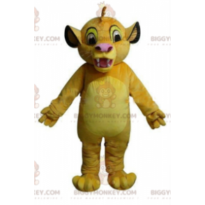 BIGGYMONKEY™ maskotkostume af Simba, den berømte løveunge i
