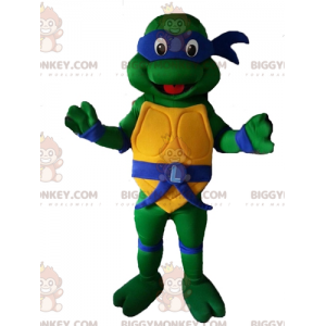 BIGGYMONKEY™ mascot costume of Leonardo famous ninja turtle