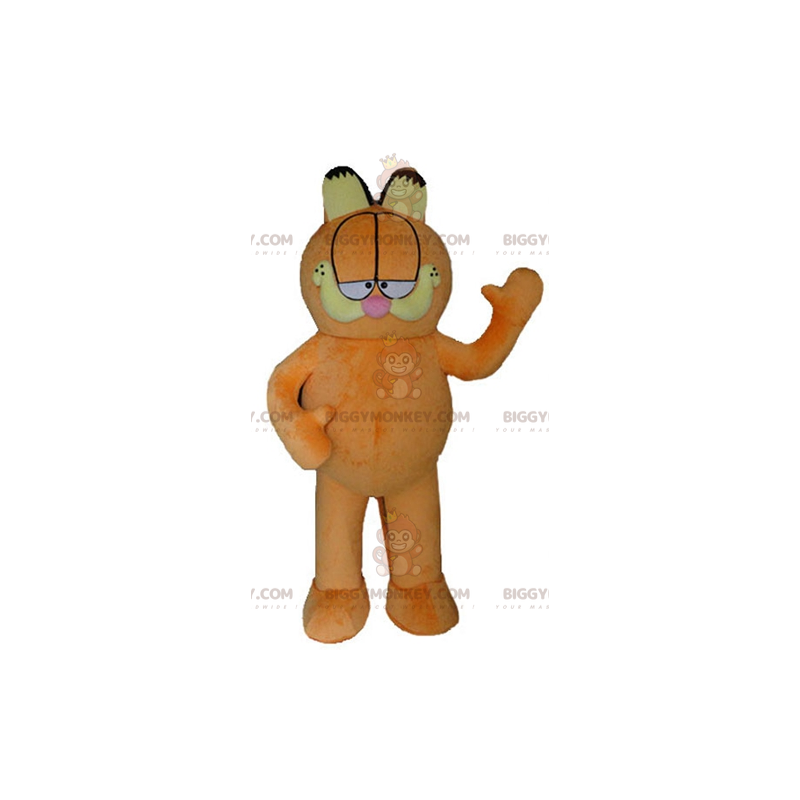 Kostým maskota BIGGYMONKEY™ Garfielda, slavné kreslené oranžové
