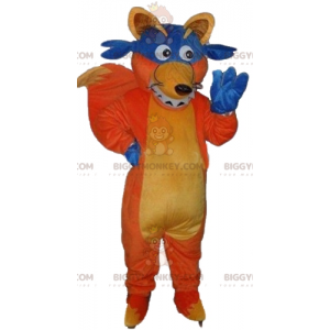BIGGYMONKEY™ mascot costume of Swiper the famous fox from Dora
