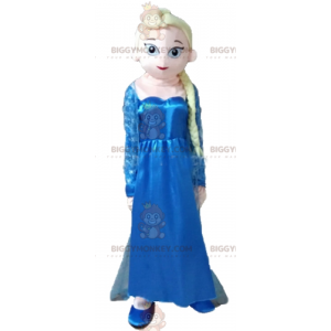 Costume da mascotte della famosa principessa delle nevi Elsa