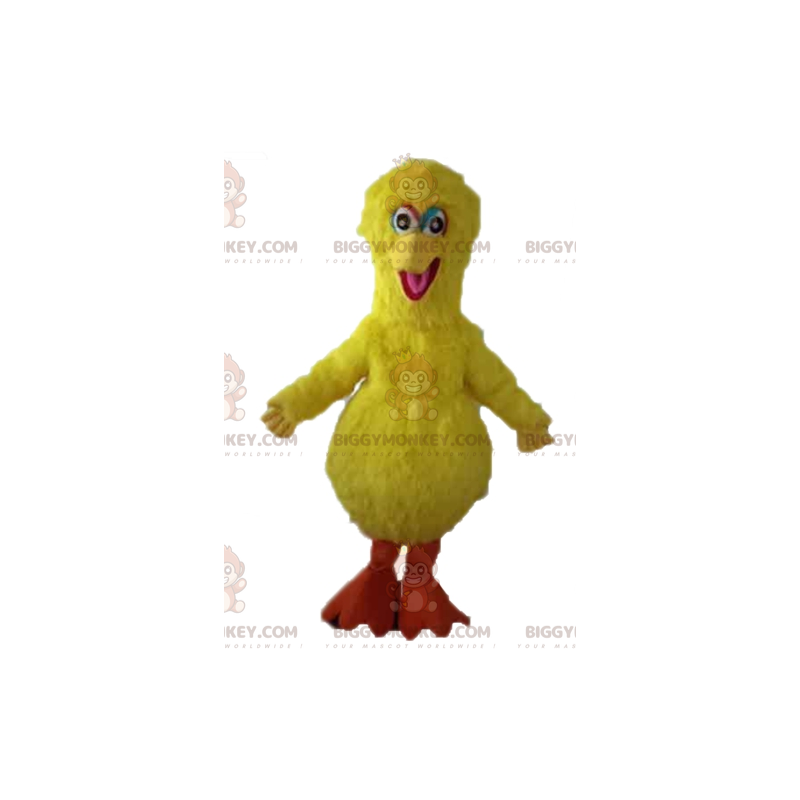 Disfraz de mascota BIGGYMONKEY™ del famoso pájaro amarillo de