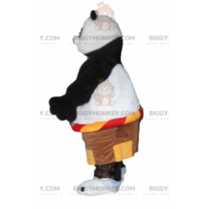 BIGGYMONKEY™ mascot costume of Po the famous panda from the