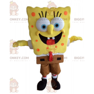 Sarjakuvan keltainen hahmo Spongebob BIGGYMONKEY™ maskottiasu -