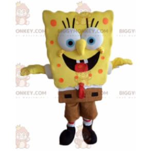 Fantasia de mascote de desenho animado Bob Esponja BIGGYMONKEY™