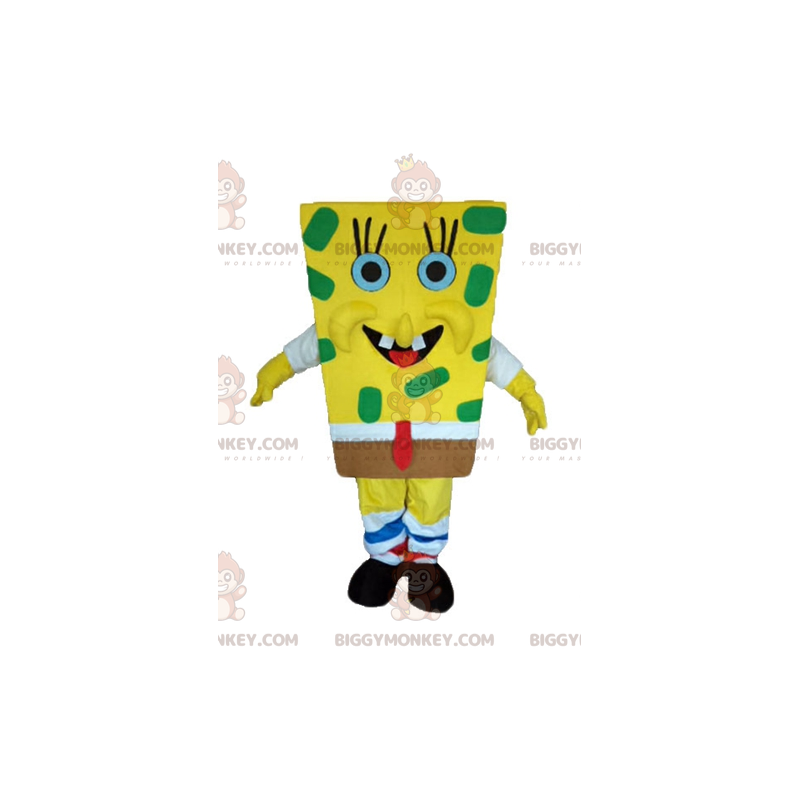 Costume da mascotte Spongebob BIGGYMONKEY™ personaggio giallo