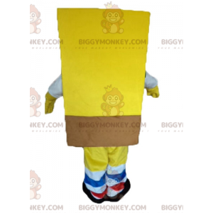 Cartoon Yellow Character Spongebob BIGGYMONKEY™ Mascot Costume