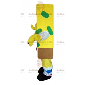 Cartoon Geel Karakter Spongebob BIGGYMONKEY™ Mascottekostuum -
