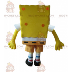 Gul tegneseriefigur Svampebob BIGGYMONKEY™ maskotkostume - Masker berømte mennesker - BIGGYMONKEY_03540 - BiggyMonkey.com
