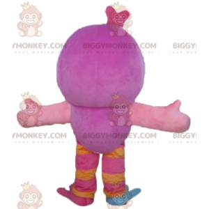 Very Funny and Colorful Pink Orange and Blue Owl BIGGYMONKEY™