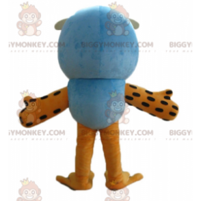 BIGGYMONKEY™ Big Blue and Orange Owl Mascot Costume with