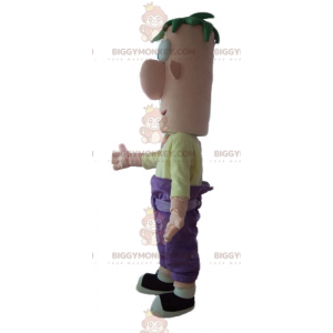 BIGGYMONKEY™ Costume da mascotte grande uomo sorridente