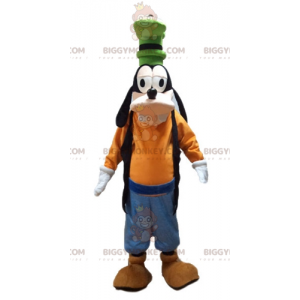 Kostým Mickey Mouse Slavný přítel Goofy BIGGYMONKEY™ Maskot –