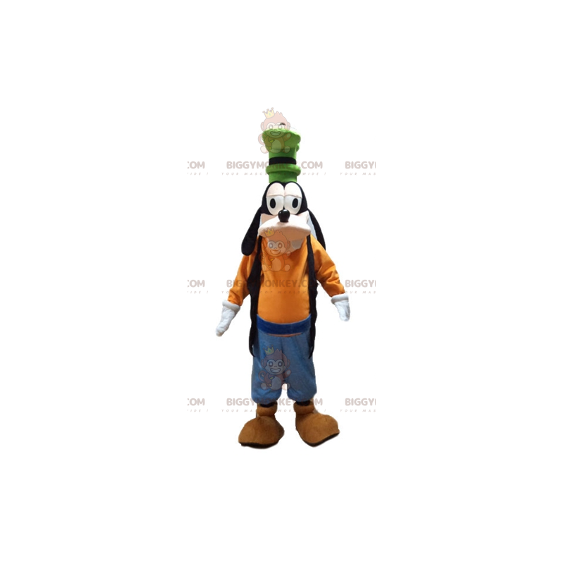 Kostým Mickey Mouse Slavný přítel Goofy BIGGYMONKEY™ Maskot –