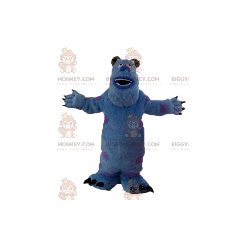 Costume da mascotte di Monsters Inc. Sully mostro blu peloso